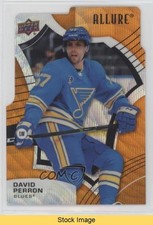 2021-22 Upper Deck Allure Orange Slice David Perron #17 READ 12v7