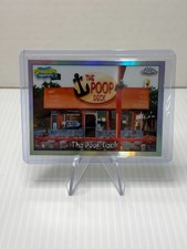 2025 Topps Chrome Spongebob Squarepants The Poop Deck Refractor No.119