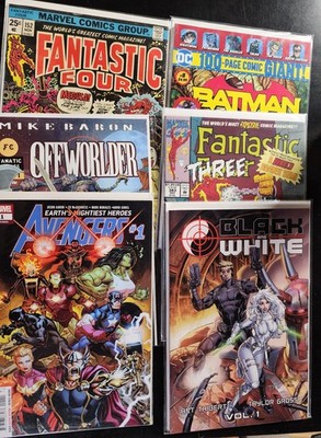 Assorted Comics - Silver, Bronze & Modern - Fantastic Four, Avengers, Batman etc
