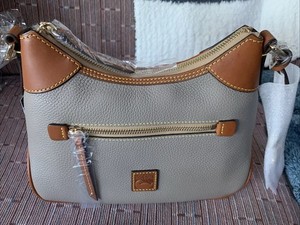 Dooney & Bourke Borsa Hobo A Mezzaluna In Pelle Grain Pebble – Osso, Taglia Unica, Tracolla Elegante