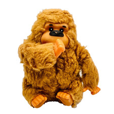 Vintage Russ Baby Gonga Monkey Gorilla Ape Thumb Sucking Plush 5" Stuffed Toy