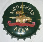 Vintage Moosehead Beer Clock Sign QUALITY & TRADITION Advertisement (It works)⭐