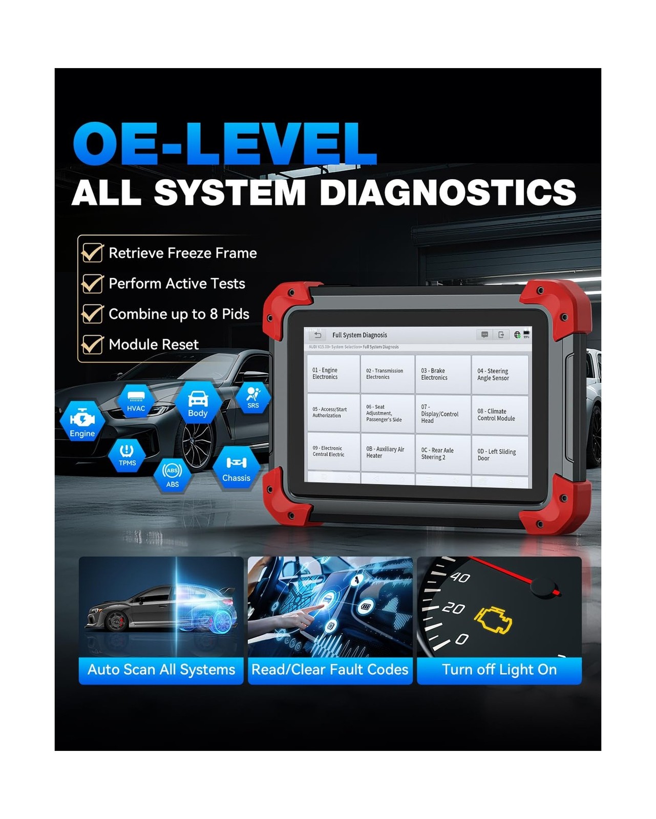 XTOOL D7 Bidirectional Scan Tool: 2026 Ai-Assisted OBD2 Scanner ...