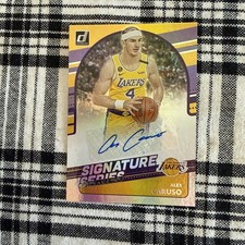 2020-21 Panini Donruss Signature Series Alex Caruso #SG-AXC Auto r4i