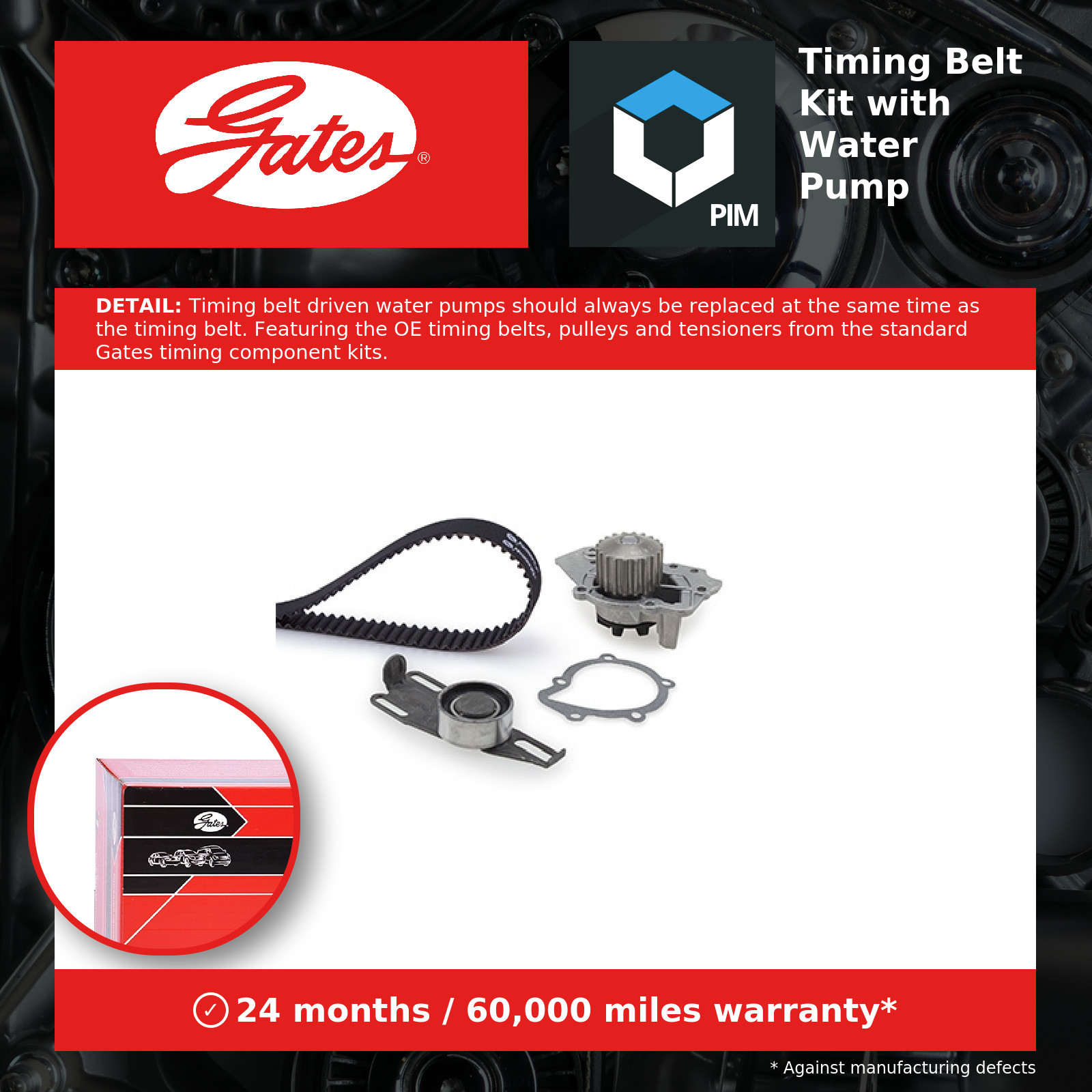 GATES PowerGrip Kit + Waterpump KP15050XS-1 - Image 13