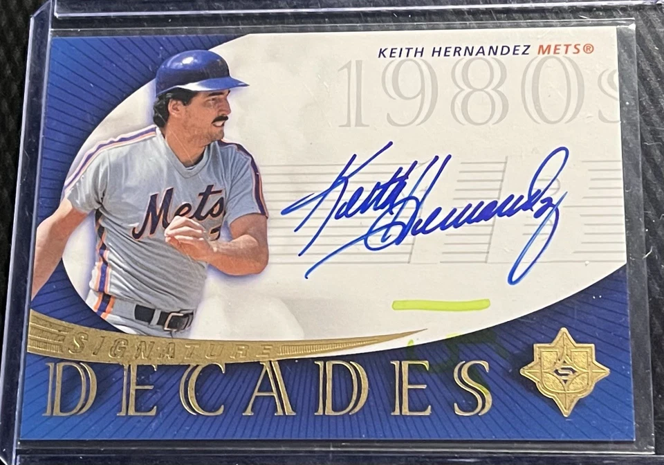 2005 Keith Hernandez Mets Upper Deck Signatures Decades 1980's Autograph #SD-KH1 - Image 3 of 4