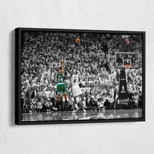 Paul Pierce Clutch Shot over James Poster