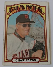 1972 Topps - Charlie Fox #129 San Francisco Giants VG/EX