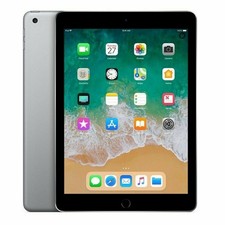 APPLE 9.7" IPAD 6TH GEN 128GB Wi-Fi MR7J2LL/A - SPACE GRAY - Scratch  Dent