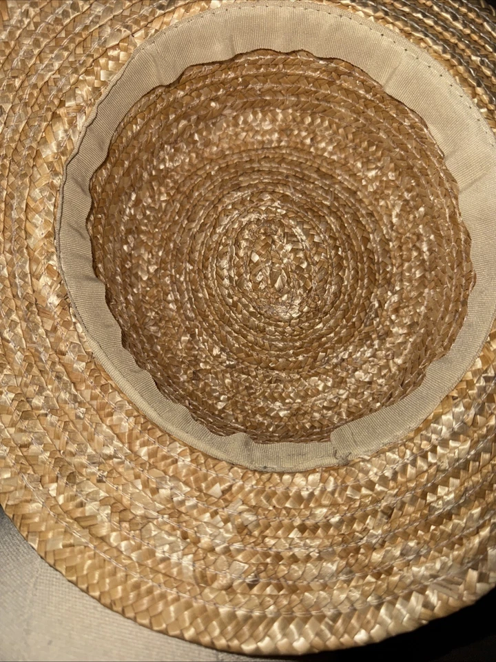 Sombrero SKIMMER ANTIGUO BARCO GATSBY DISFRAZ SOMBRERO AÑOS 20 Fiesta Sombrero Foto 4 de 4