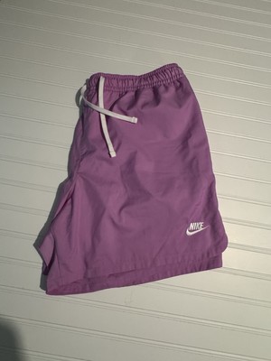 Nike Sportswear Tech Pack Woven Shorts Lavender DM6829 Mens XL-Tall Purple Lined