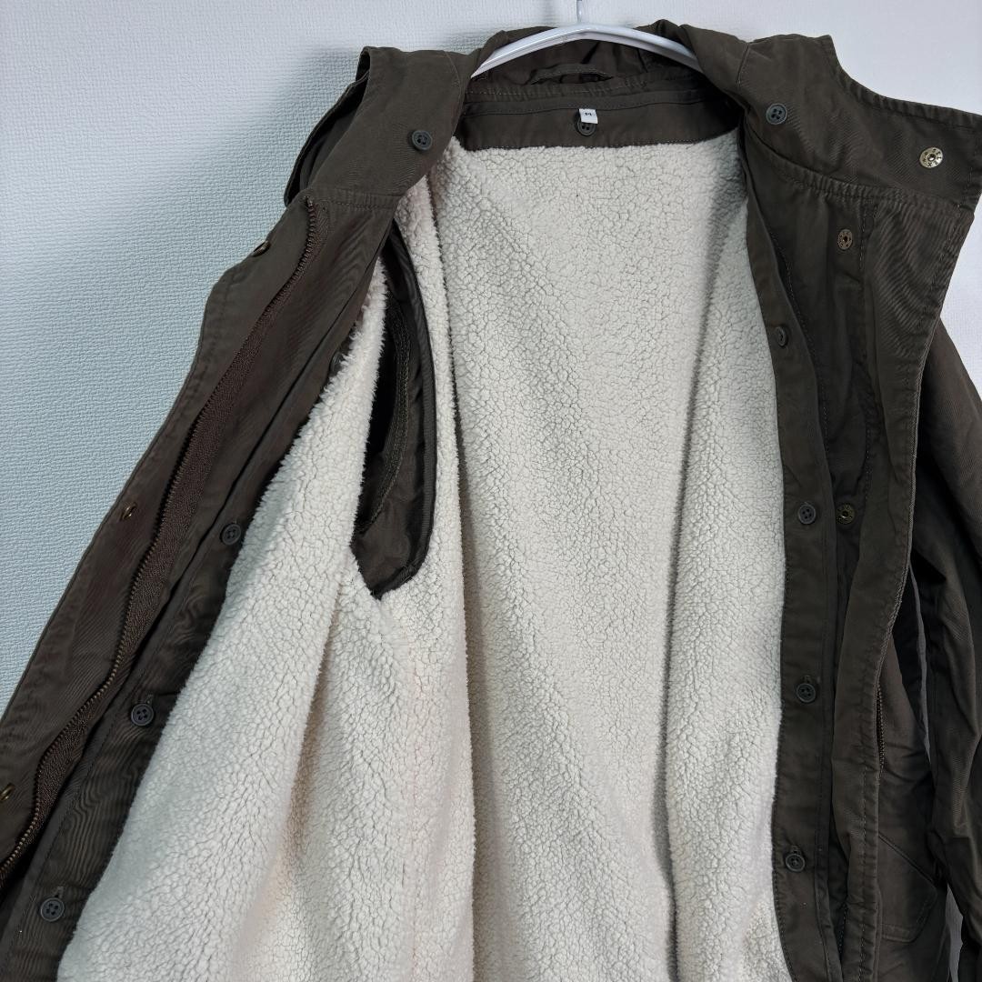 [2WAY] MUJI Mods Coat with Liner M Khaki Boa Sold Out image 3