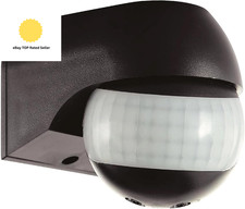 PIR Sensor Motion Activated 180 Degree Presence Detector Outdoor Weatherproof S