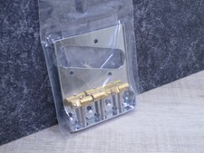 Telecaster Chrome Bridge with Brass Saddles Cut-Down Sides NEW