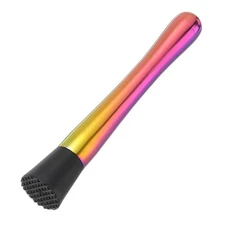 8inch Stainless Steel Cocktail Muddler Drink Muddler Bar Tool Colorful