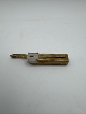 1940’S VINTAGE SCHICK INJECTOR RAZOR Dispenser Gold Tone