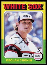 2024 Topps Heritage Declan Cronin #337 BASEBALL Rookie Chicago White Sox RC
