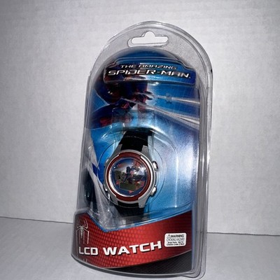 2012 The Amazing Spider-Man Kids LCD Watch - New in Package