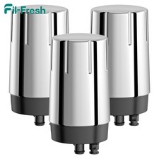 3-Pack Brita Faucet Water Filter Replacement, Chrome, BPA-Free, Cleaner Water