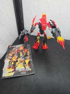 100% Complete & Retired Lego Hero Factory Nitroblast (2194) Instructions