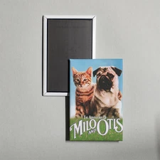 The Adventures of Milo and Otis Mini Movie Poster Fridge Locker Magnet