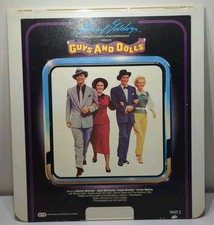   VINTAGE  Guys and Dolls 1955 CBS Video VideoDisc Double Disc CED 1981 Sinatra