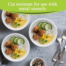 12oz rigid Disposable Bagasse bowl-Heavy duty bowl for food wedding party 50 PCS