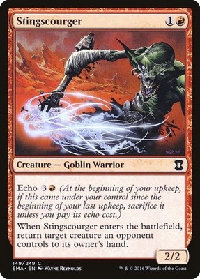 4x Stingscourger  MTG Staple   Legacy/Modern/Pauper Goblin Bounce Playset LP