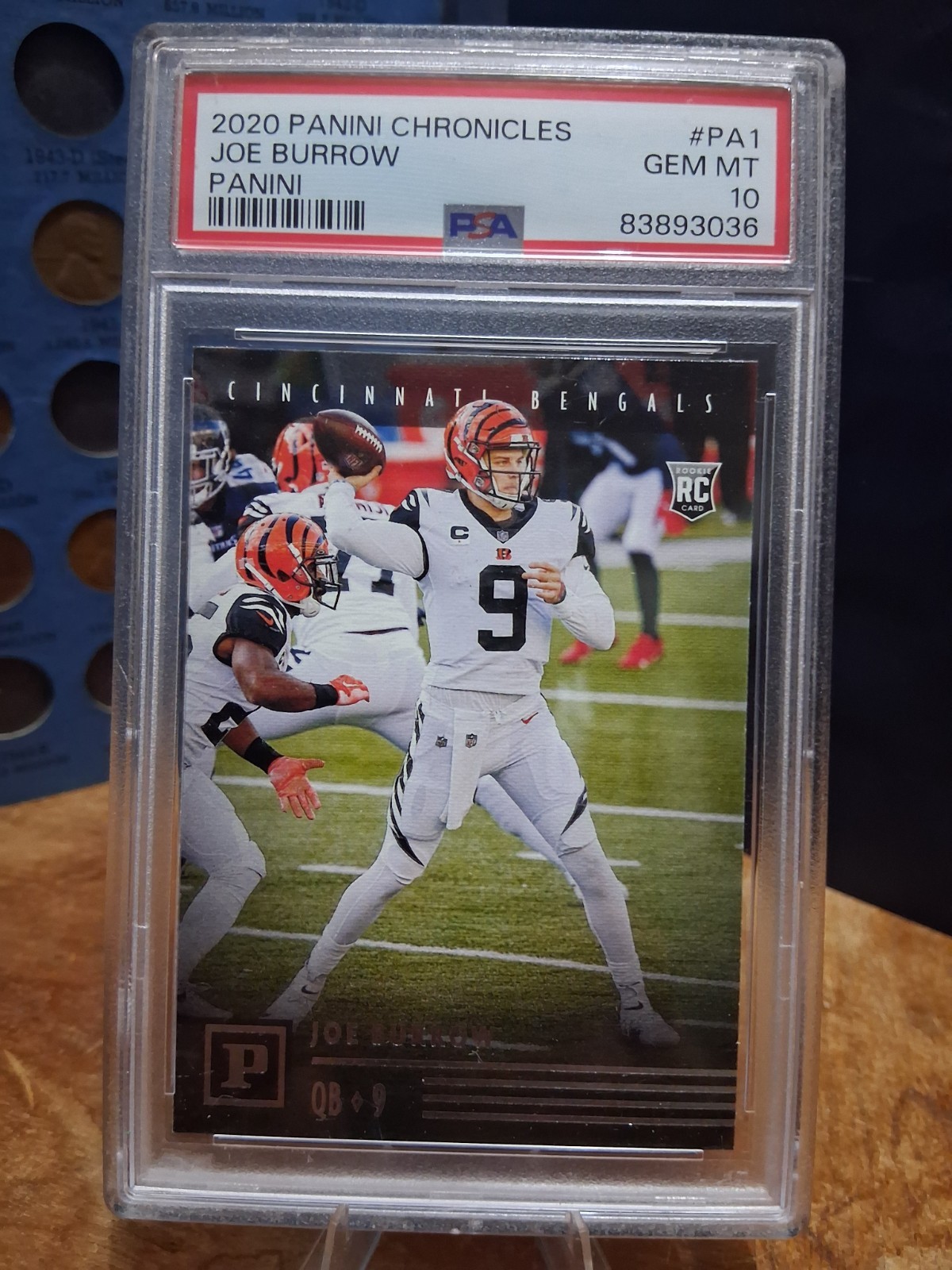 Joe Burrow Panini Chronicles Panini #PA1 Base