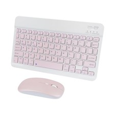 Rechargeable Bluetooth Keyboard and Mouse Combo, Ultra-Slim Portable Compact ...