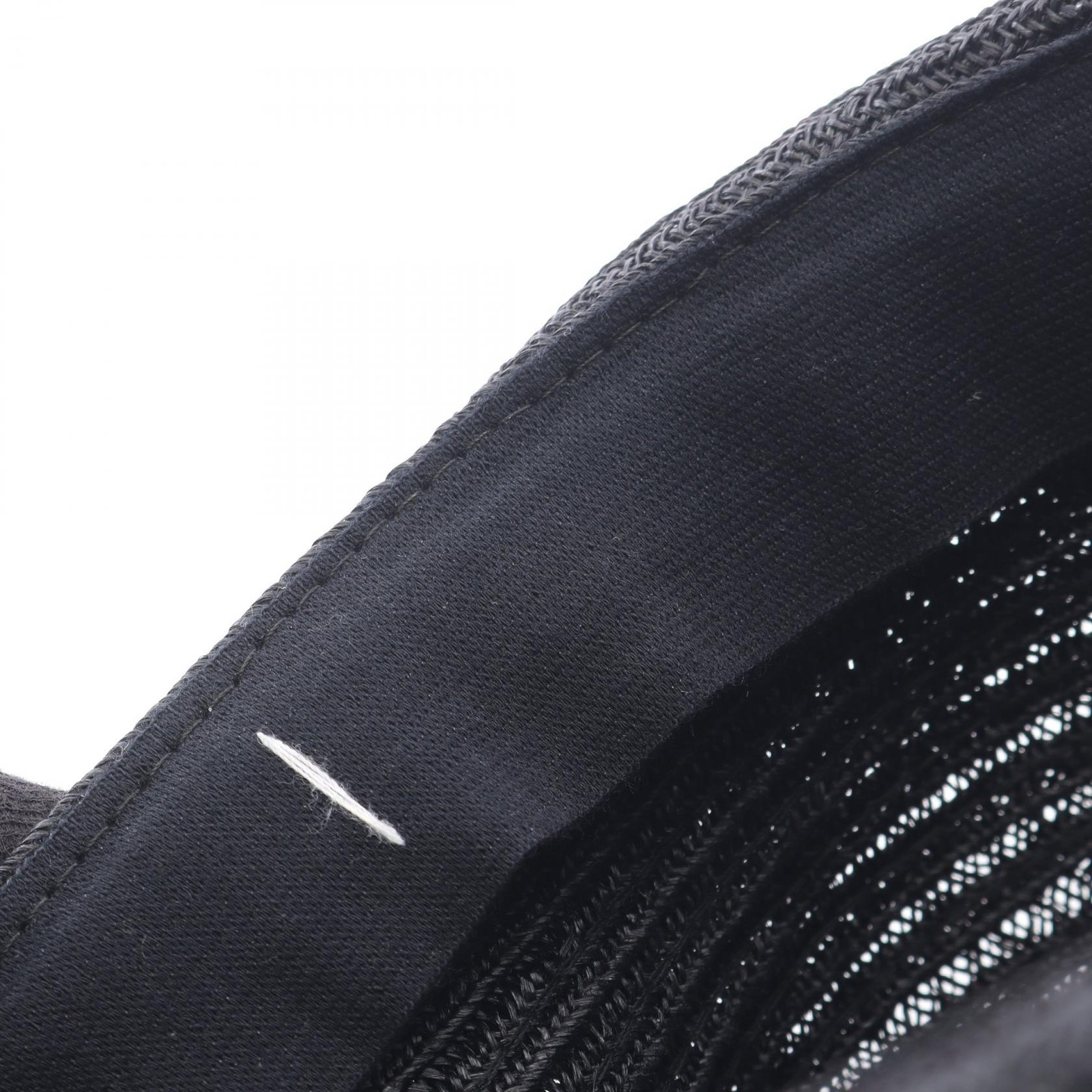 CHANEL Cocomark Hat Fabric/Cotton Black thumbnail 7