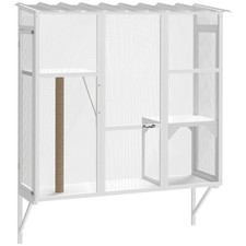 Catio Outdoor, Window Catio for 2-3 Cats, for Playing Sunbathing