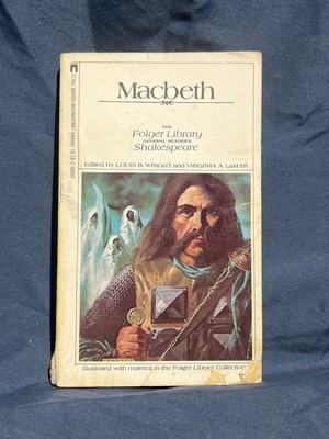 Macbeth By William Shakespeare The Folger Library Vintage Paperback 1st Edition