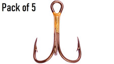 Eagle Claw 374A-2 2X Treble Fishing Hooks - 5...