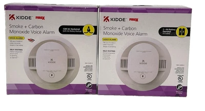 2-pack Kidde Hardwired Interconnectable Smoke and Carbon Monoxide Detector