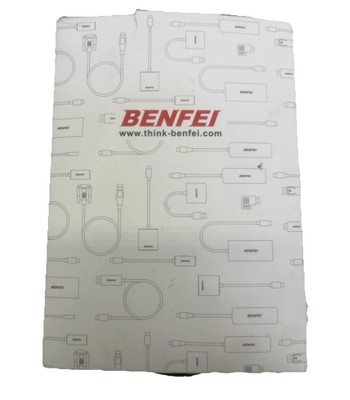 Benfei HDMI Cable 6 Ft Braided Nylon & Gold Connectors. High Speed Data Transfer