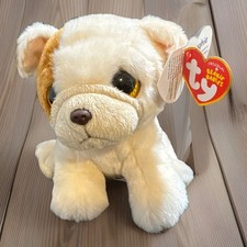 TY Beanie Baby - HOUGHIE the Bull Dog (6 inch) - MWMTs Stuffed Animal Toy