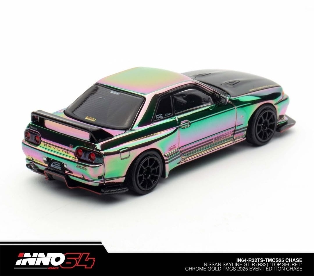 Inno64 Nissan Skyline GT-R (R32) Top Secret Rainbow Chrome
