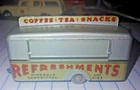 Vintage Lesney Matchbox #74 Mobile Canteen Dark Blue Base Gray Wheels XLNT 1959