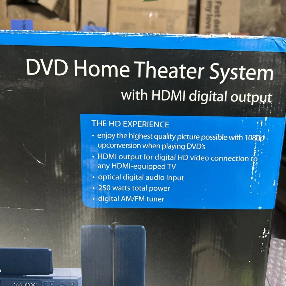 RCA RTD317W 5 Speaker Surround Sound Home Theater New But Not Powering Up. - Image 2 of 4