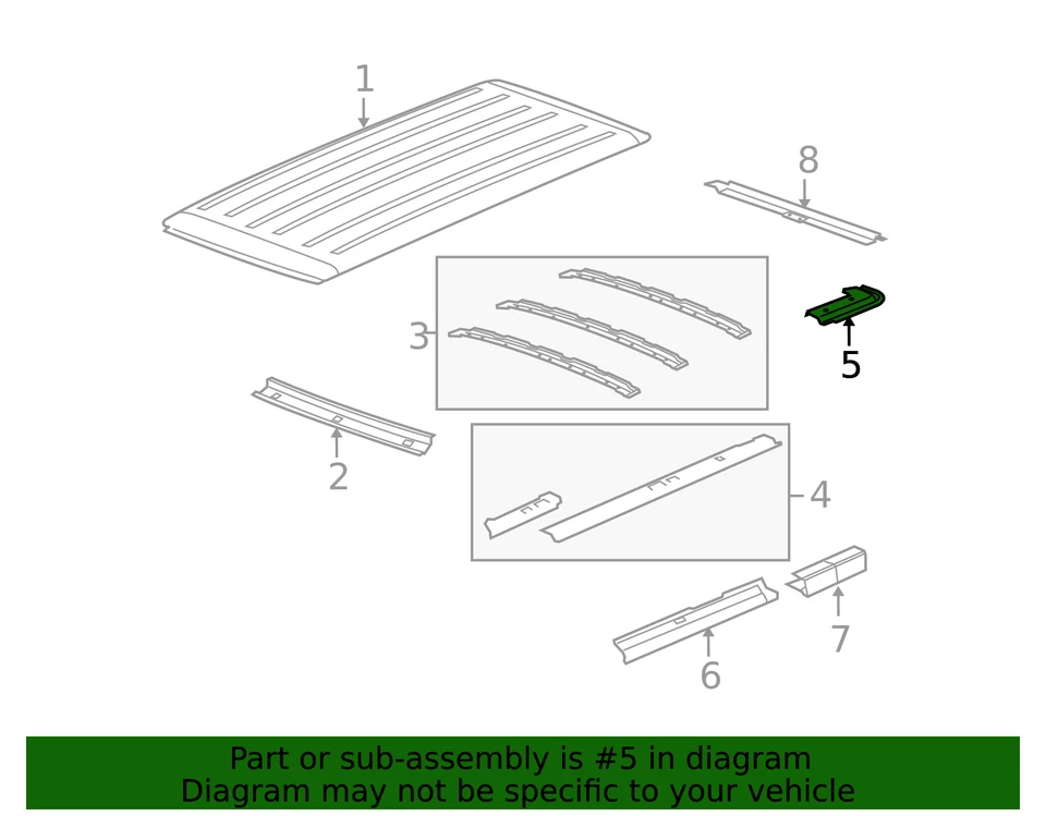 Genuine Ford Side Rail XC2Z-28513A16-AA - Image 2 of 3