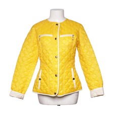 On Parle de Vous, Leichte Jacke, Damen, Größe: 38, Gelb/Weiß, Polyamid #Q0g