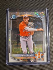 Caden Powell Laser Refractor #BCP-212 Bowman Chrome 2025 MLB Houston Astros