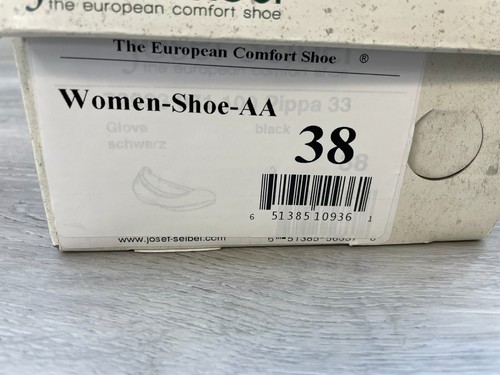 Josef Seibel Pippa Damen Ballerinas flach 7,5 schwarz Leder Slipper Freizeitschuhe - Bild 11 von 11