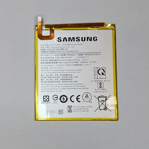 Original Samsung GALAXY Tab A 8.0" 2019 Battery SWD-WT-N8 5100mAh - Photo 2 sur 15