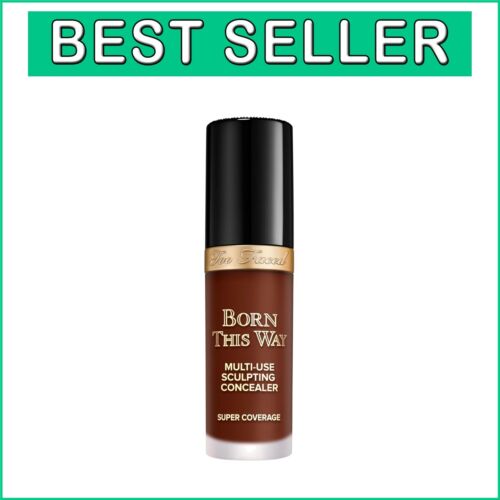 Long Lasting Full Coverage Concealer 0.46 Oz - Versatile for Contour & Highlight