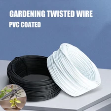 Plastic Coated Wire Ties Twist Ties for Harness & Gardening & Packaging 65m/Roll