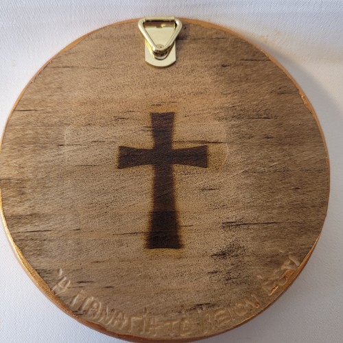 Jungfrau Maria Jesus Madonna & Kind Axion Esti katholische griechisch-orthodoxe runde Ikone - Bild 5 von 5