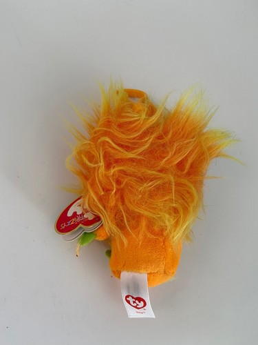 TY Frizzys - TANG the Orange Monster (Plastic Key Clip - 3 inch) - MWMTs - Picture 2 of 2