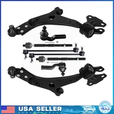 For 2012-2018 Ford Focus Front Lower Control Arm Sway Bar Tie Rod Suspension Kit